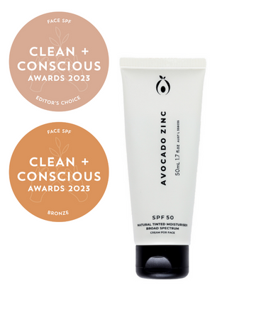 AVOCADO ZINC - SPF 50 NATURAL TINTED MOISTURISER - STUDIO JO STORE